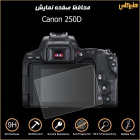 تصویر محافظ صفحه نمایش دوربین عکاسی کانن Canon 250D 