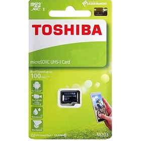 تصویر میکرو مموری Toshiba مدل M203 MicroSD ظرفیت 32GB 
