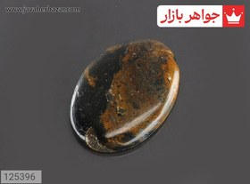 تصویر نگین عقیق خزه ای کد 125396 