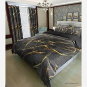 تصویر پارچه ملحفه و روتختی240 عرض رنگ طوسی ماربل 