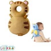 تصویر بالش کوله پشتی محافظ سر کودک مدل ببر 