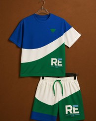 تصویر ست تیشرت شلوارک مردانه اسپرت 