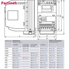 تصویر اینورتر تک فاز زیمنس مدل V20 توان ۰.۷۵ کیلووات 