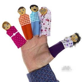 تصویر عروسک انگشتی خانواده | Family finger puppet 