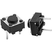 تصویر تک سوئیچ 6x6x4.3 2PIN tact switch 6x6x4.3 2PIN