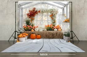 تصویر بکدراپ پارچه ای عکاسی طرح پاییز کد fall439 