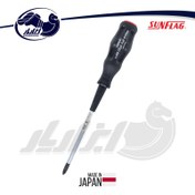 تصویر پیچ گوشتی چهارسو سان فلگ مدل 666 سایز PH2x150 