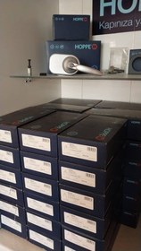 تصویر دستگیره هوپه پارتیشنی مشکی 