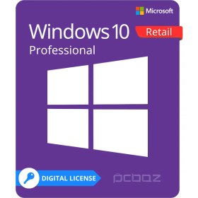 تصویر لایسنس ویندوز 10 پرو Retail 