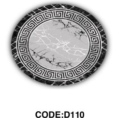 تصویر پادری فرشینه گرد سایز ۶۰ در ۶۰ 