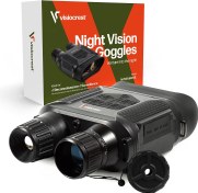 تصویر Visiocrest Night Vision Goggles Infrared Binoculars with 32 GB Memory Card for Photo and Video 100% Clear Vision in Darkness Surveillance and Hunting Nighttime Equipment 
