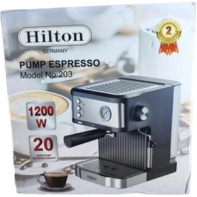 تصویر اسپرسوساز هیلتون مدل 203 Home espresso maker hilton-203