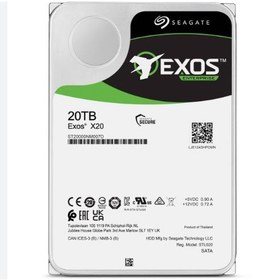 تصویر هارد دیسک اینترنال سیگیت Exos ظرفیت ۲۰ ترابایت سایز ۳.۵ اینچ 