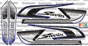 تصویر برچسب، خط کشی ، آرم موتورسیکلت ساوین mt200 - مشکی Decals ans Sticker kit for Savin Mt 200 CC