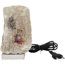 تصویر سنگ نمک چراغ دار 