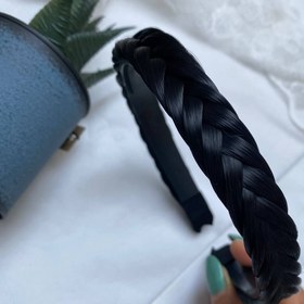 تصویر تل بافت ظریف مشکی 