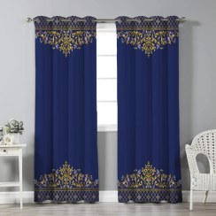 تصویر پرده نیروانا سایز 280 × 140 سانتی متر کد M10876 