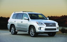 تصویر طلق چراغ جلو لکسوس ال ایکس 570 2013-2015 دور سفید LEXUS LX570 2013-2015 White Color 