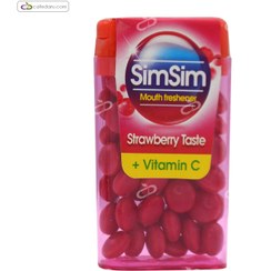 تصویر خوشبو کننده دهان حاوی ویتامین ث سیم سیم 15 گرم Mouth Freshener + Vitamin C Sim Sim 15g