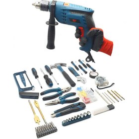 تصویر کیت دریل چکشی 100 عددی باس مدل BS1308 مدل BS1308