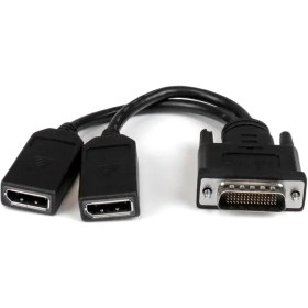 تصویر مبدل (59Pin)DVI به Display دوتایی مدل DMS-59 DMS-59 DVI(59Pin) to Dual Display Splitter Converter