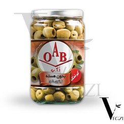 تصویر زیتون شور (بدون هسته) - OAB 660گرم (کم‌نمک)