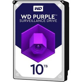 تصویر هارد دیسک اینترنال وسترن دیجیتال سری بنفش ظرفیت 10 ترابایت اصل ا Western Digital Purple Internal Hard Drive 10TB Western Digital Purple Internal Hard Drive 10TB