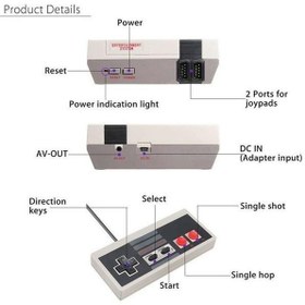 تصویر کنسول بازی کلاسیک گیم مدل HL-38 به همراه 620 بازی HL-38 Mini Game Console Built_in 620 Classic Game