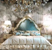 تصویر تخت خواب کلاسیک مدل Sea Shell 