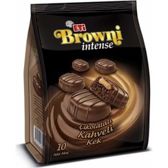 تصویر کیک لقمه ای Eti Browni Intense (اتی برونی اینتنس) شکلاتی – قهوه 10 تایی 160 گرم 