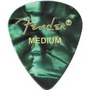 تصویر Fender Celluloid Picks 351 Green Moto Medium 12 Pack 