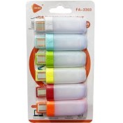 تصویر پک 6 عددی چراغ مطالعه USB مدل FA_3303 