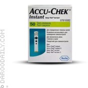 تصویر نوار تست قند خون مدل اینستنت اکیوچک 50 عددی 