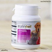 تصویر قرص یورینامین یوروپت ۵۰ عددی تقویت کننده مجاری ادراری سگ و گربه 