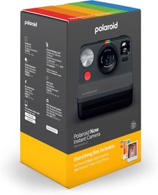 تصویر Polaroid Now 2nd Generation I-Type Instant Camera + Film Bundle - Now Black Camera + 16 Color Photos (6248) - ارسال 15 الی 20 روز کاری 