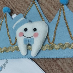 تصویر سیسمونی نوزادی لباس ست دندانی پسرانه (لباس دندونی) 4 
