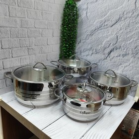 تصویر سرویس قابلمه استیل یونیک مدل UN:9900 