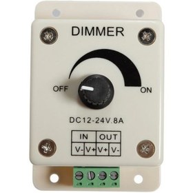 تصویر دیمر 8 آمپر 12-24 ولت DC 