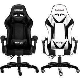 تصویر صندلی گیمینگ RAIDMAX DRAKON DK602BK Gaming Chair RAIDMAX DRAKON DK602BK