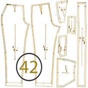 تصویر الگوی شلوار ترک سایز 42 