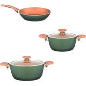 تصویر سرویس قابلمه عروس مدل فورج ۵ پارچه 