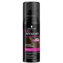 تصویر رنگ مو روت رتوش ریشه قهوه ای تیره اسپری فوری کانسیلر 120 میلی لیتری Schwarzkopf 