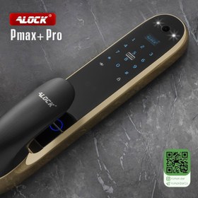 تصویر دستگیره هوشمند | قفل اثر انگشتی دیجیتال و دستگیره تشخیص چهره ALOCK مدل Pmax Pro 