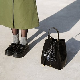 تصویر کیف زنانه چرم طبیعی استایل ۱۲۰۷‌ 