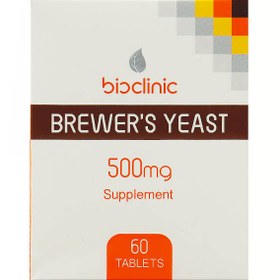 تصویر قرص مخمر آبجو 500 میلی گرم بایوکلینیک 60 عدد Bioclinic Brewers Yeast 60 Tabs