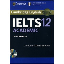 تصویر کتاب انگلیسی کمبریج آیلتس 12 آکادمیک Cambridge english ielts 12 Academic