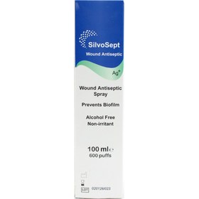 تصویر اسپری ضد عفونی کننده زخم Silvosept Antiseptic Wound کیتوتک-ketotak Silvosept Antiseptic Wound ketotak