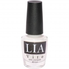 تصویر لاک فرنچ مانیکور لیا ویتو 001 حجم 15 میل French Manicure Nail Polish LIA VITO NO. 001-15ML