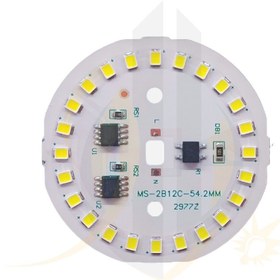 تصویر چیپ LED ۲۰ وات گرد برند MS 