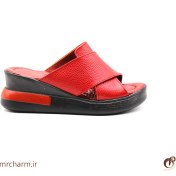 تصویر صندل لژدار زنانه تمام چرم mrc2119-09 